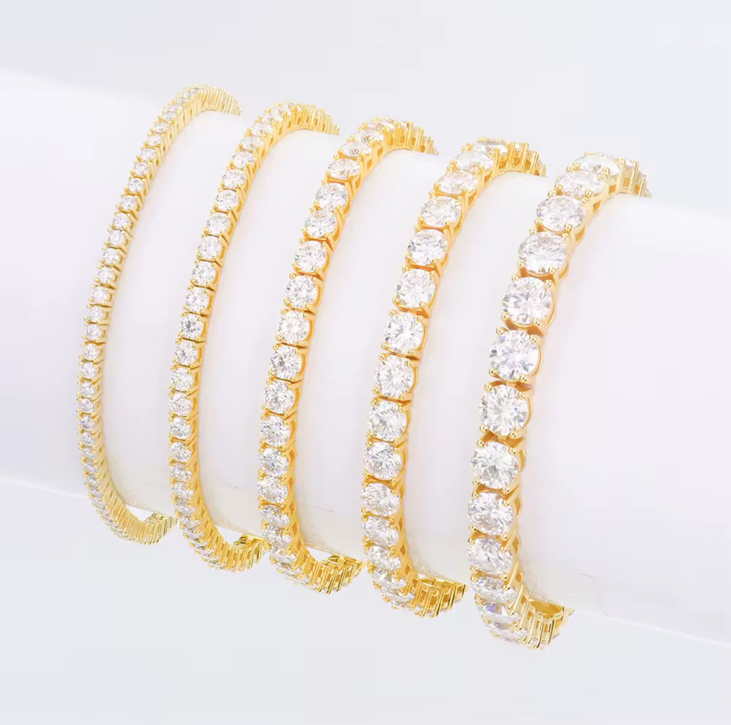 Gold Tennis bracelet