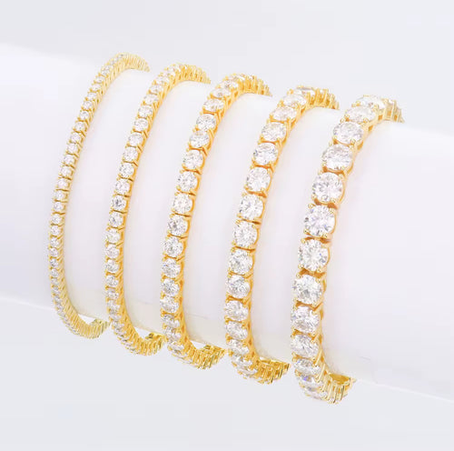 Gold Tennis bracelet